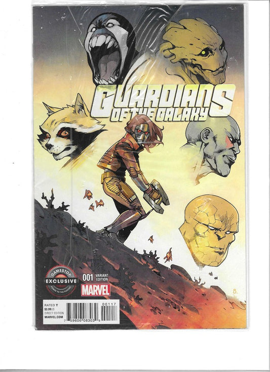 Guardians of the Galaxy #1 : 2017 : MARVEL : Gamestop Exclusive : Sealed Poly