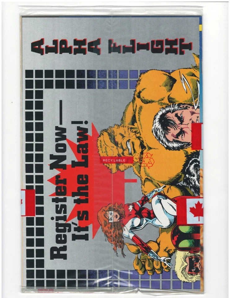 Alpha Flight #120 : 1993 : MARVEL : Poybagged - Sealed : NIB : 10th Anniversary