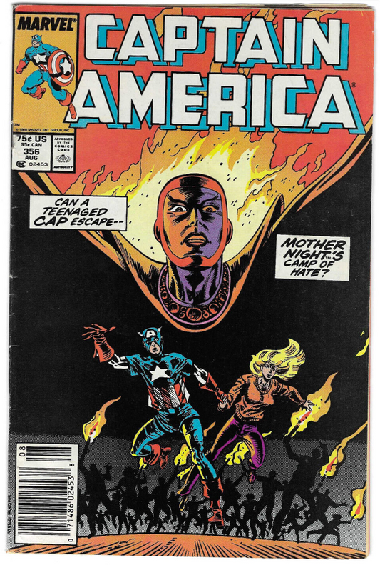 Captain America #356 (1989) [Mark Jewelers Insert]