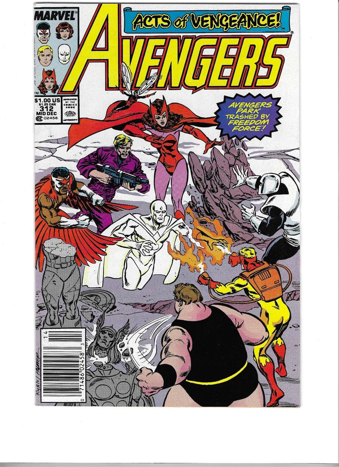 The Avengers #312 (1989) [Key Issue] [Mark Jewelers Insert]