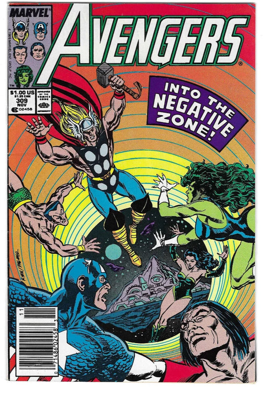 The Avengers #309 (1989) [Mark Jewelers Insert]