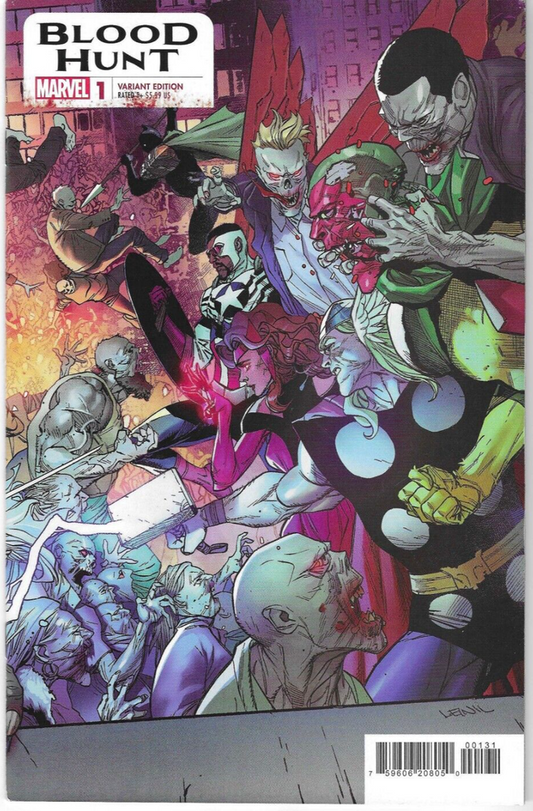 Blood Hunt #1 (2024) [Key Issue] [Leinil Yu Wraparound Variant]