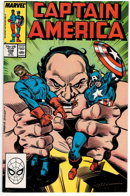 Captain America #338 - Operation: Galactic Storm : Marvel : 1992 : F/VF