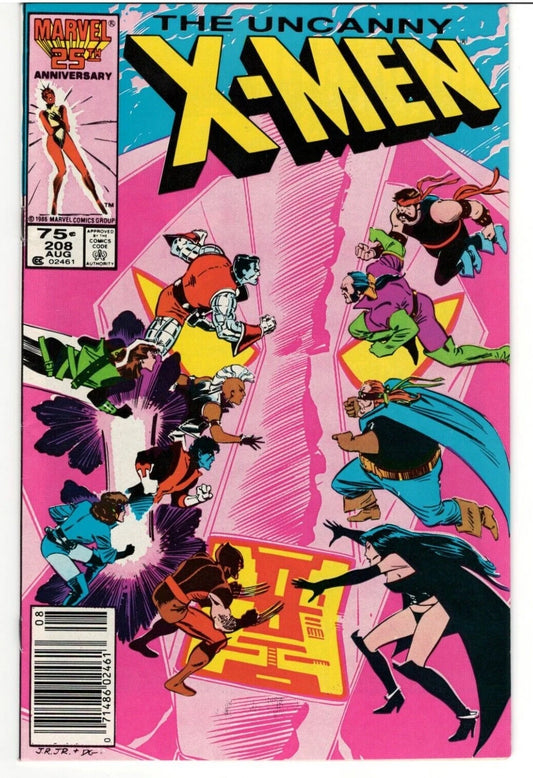 The Uncanny X-Men #208 : MARVEL : 1986 : 1st Mention of Omega Class Mutants