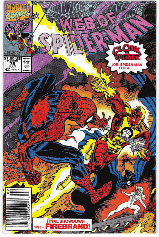 Web of Spider-Man #78 (1991) [Mark Jewelers Insert]