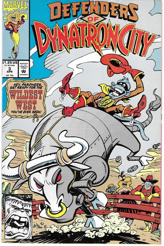 Defenders of Dynatron City #3 : Marvel Comics : 1992 : F/VF 8.0