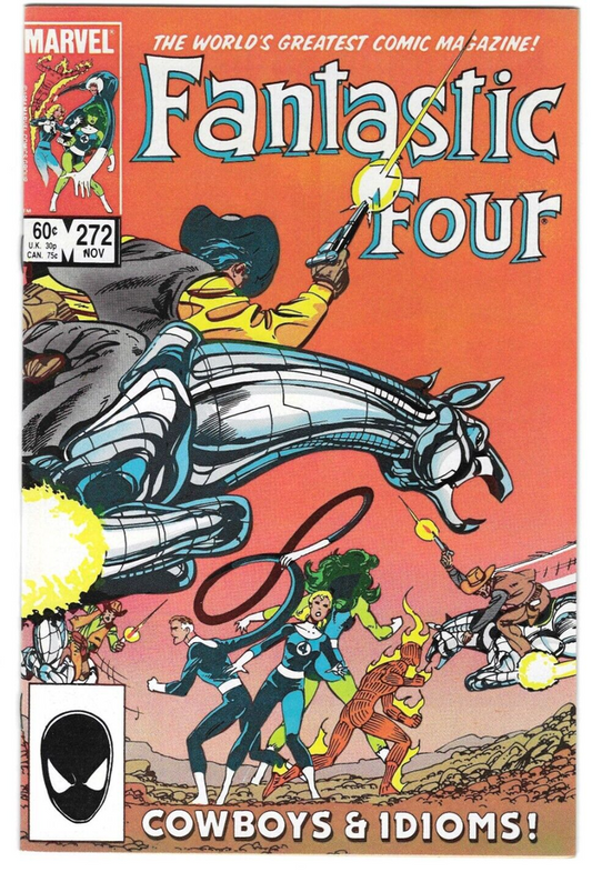 Fantastic Four #272 : MARVEL : 1984 : VF/NM: Nathaniel Richards Cameo