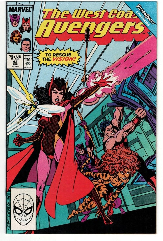 The West Coast Avengers #43 (1989) [Key Issue]