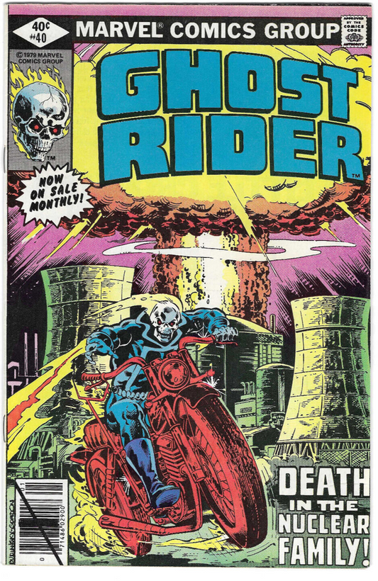 Ghost Rider #40 : 1980 : MARVEL : F/VF : VINTAGE : Direct Edition