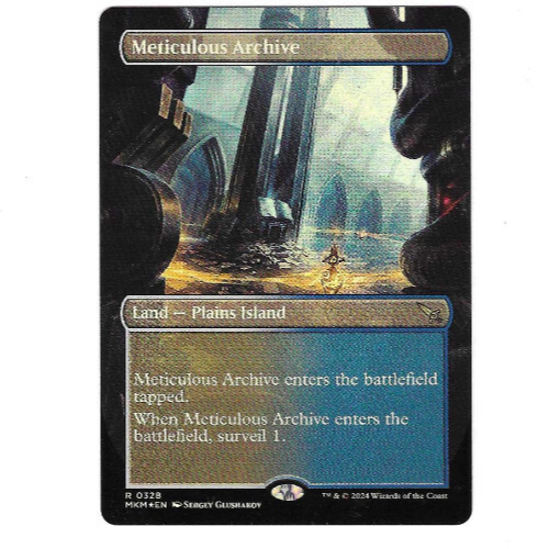 MTG - Meticulous Archive* Murders at Karlov Manor * Borderless FOIL*