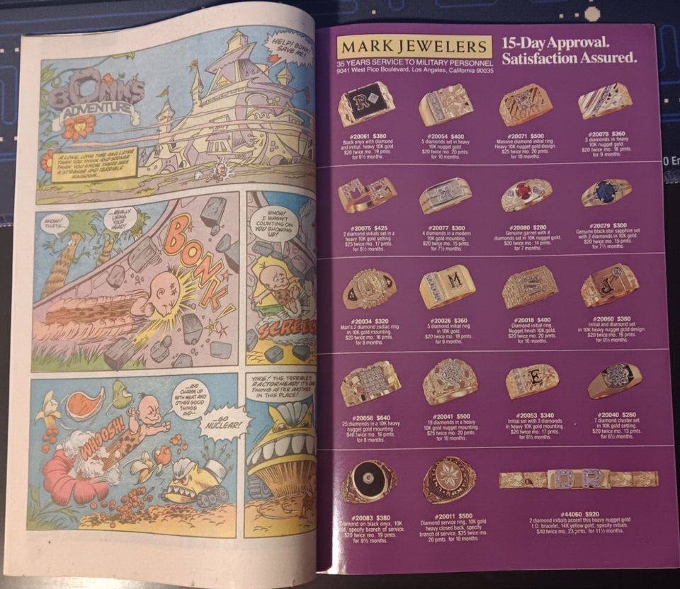 Daredevil #284 : Ft. Captain America : MARK JEWELERS INSERT! RARE: Marvel : 1990