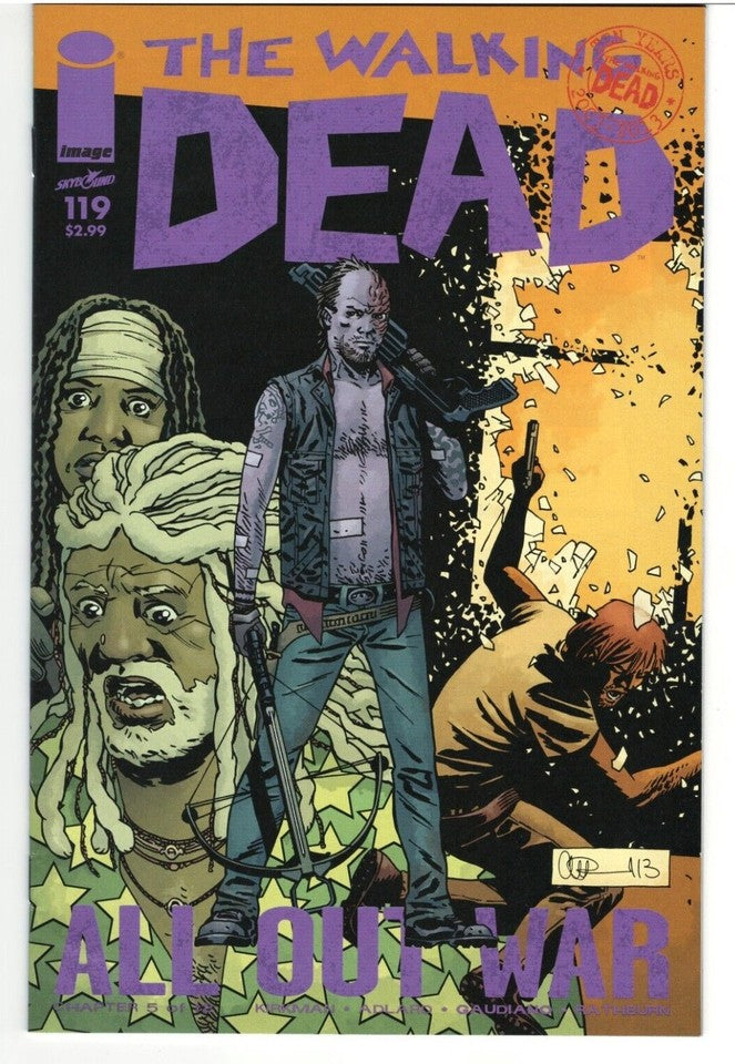 Lot of 6 Walking Dead Comics - Issues #1(10th Aniv. Reprint) , 114 & 119-122