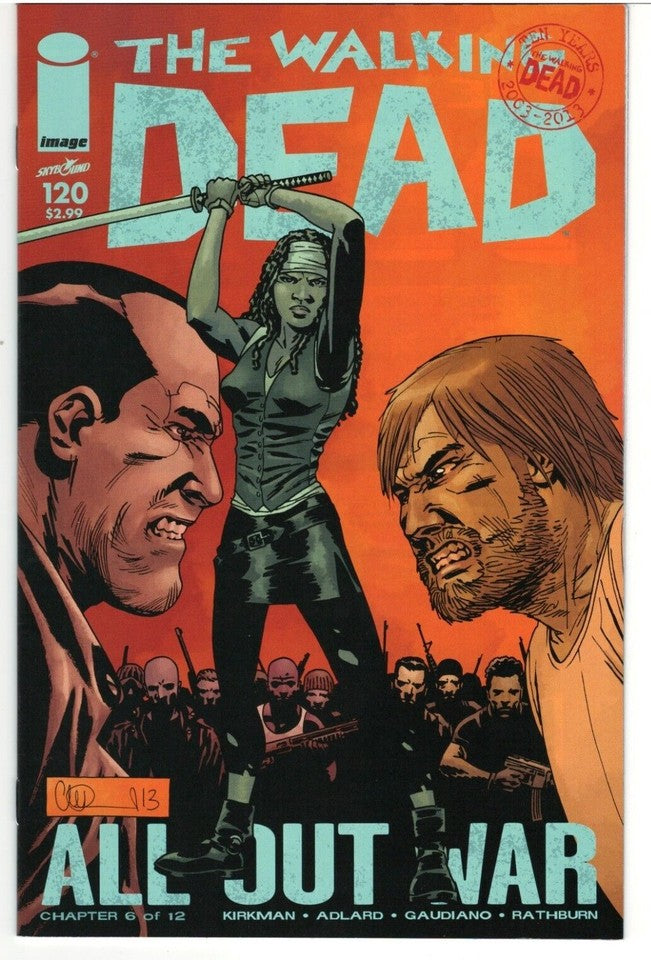 Lot of 6 Walking Dead Comics - Issues #1(10th Aniv. Reprint) , 114 & 119-122
