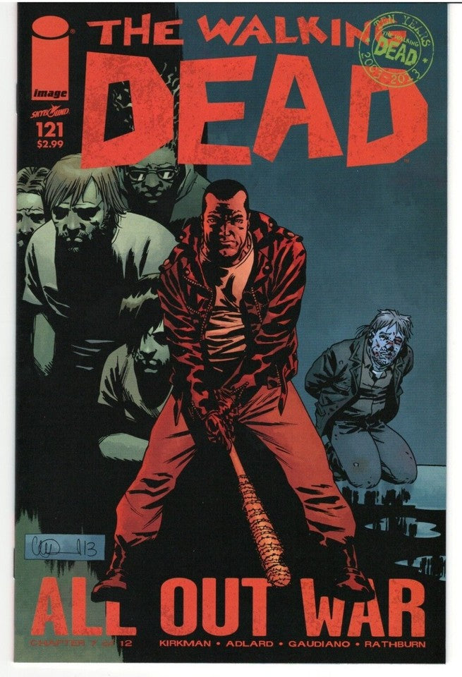 Lot of 6 Walking Dead Comics - Issues #1(10th Aniv. Reprint) , 114 & 119-122