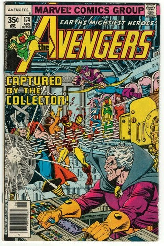 The Avengers #174 :1978 : MARVEL : VINTAGE : Collector (Tanaleer Tivan) App.