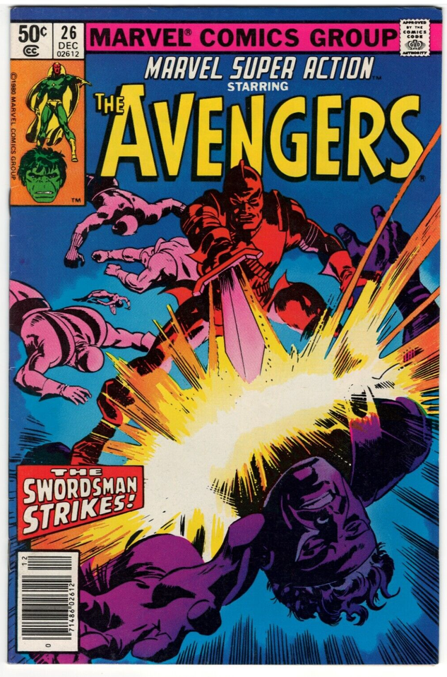 Marvel Super Action #26 : 1980 : MARVEL : F/VF : Feat. The Swordsman