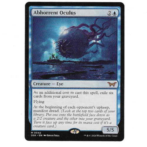 MTG - Abhorrent Oculus * Duskmourn * MYTHIC * UNPLAYED