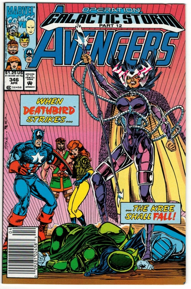 The Avengers #346- Operation: Galactic Storm : Marvel : 1992