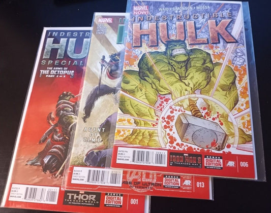 Lot of 3 Indestructible Hulk Issues #6,13 & Special #1 : 2013 Series : MARVEL